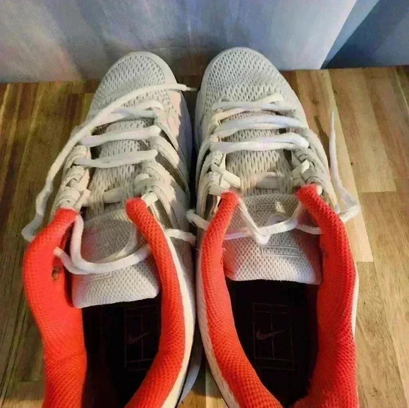 Nike Mens Air Zoom Vaporx HC White Tennis Shoes Size 10 - Picture 4 of 11